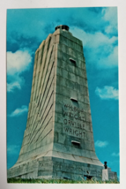 Wright Brothers National Memorial Shaft Monument North Carolina Postcard c1970s - £5.45 GBP