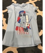 Walmart Girls Size M 7/8 American Tee - $18.81