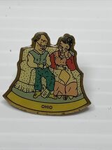 Vintage Sleepy Old Couple Ohio Enamel Souvenir Travel Tie Lapel Pin KG JD - $11.88 Vintage Sleepy Old Couple Ohio Enamel Souvenir Travel Tie Lapel Pin KG JD - $11.88