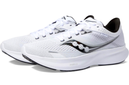 Saucony Women&#39;s Ride 16 Size 9 Running Shoes White/Black S10830-11 - £64.08 GBP