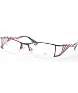 Wagner &amp; Kühner Kuhner WK 60555 790 MATT DARK PLUM /FUCHSIA EYEGLASSES 5... - $62.75