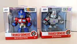 Metal Figs Die Cast Transformer Optimus Prime &amp; Megatron 2.5&quot; Figures - Fast Ship - $23.90