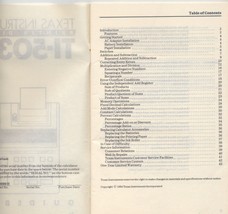 Texas Instruments (Ti) Printer Display TI-5030II Guidebook - Guidebook Only, Vg - £13.94 GBP
