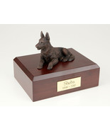 German Shepherd, Bronze Pet Funeral Cremation Urn Avail in 3 Diff Colors... - £133.39 GBP+