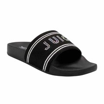 Juicy Couture Women Pool Slide Sandals Wiggles Size US 7 Black Sport - £10.91 GBP