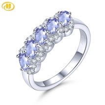Natural Iolite Sterling Silver Women&#39;s Ring 0.9 Carats Light Color Iolite S925 W - £45.81 GBP