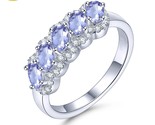 Ral iolite sterling silver women s ring 0 9 carats light color iolite s925 women s thumb155 crop