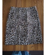 J Crew Size 10 Leopard Skirt-Brand New-SHIPS N 24 HOURS - $54.05 CAD