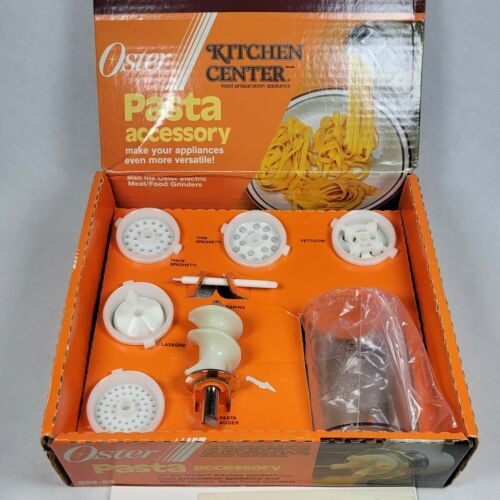 Vintage OSTER  Kitchen Center Pasta Accessory Kit 939-65 Also Fits OSTER Grinder - $27.97