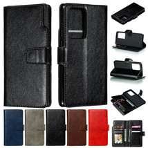 Folio Case For Samsung Galaxy Note 20 Ultra / 20 Leather Wallet Flip Stand Cover - £43.96 GBP