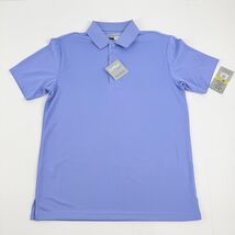 PGA TOUR Mens Regular fit Short Sleeve Polo Shirt Lt Purple-Small - $22.99