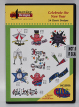 Amazing Designs Celebrate the New Year Embroidery CD, ADC-67 - £14.02 GBP