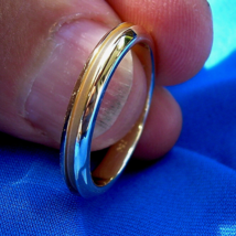 Vintage Tiffany & co Wedding Band Designer 18k Gold Anniversary Bridal Ring - $2,180.25