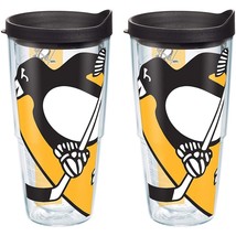 Tervis NHL Pittsburgh Penguins Colossal 24 oz. Tumbler W/ Lid 2 Pack Hockey New - £24.05 GBP