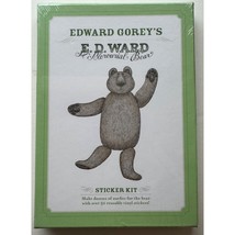 MERCURIAL BEAR By Edward Gorey Sticker Kit E D Ward Stickers Sealed - £36.29 GBP