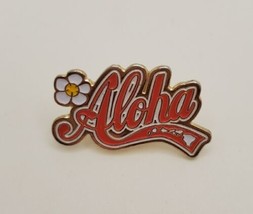 Aloha Tropical Flower Hawaiian Islands Lapel Hat Pin Travel Souvenir Pin... - £11.50 GBP