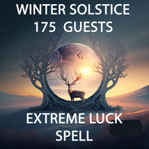 DEC 21ST SOLSTICE 175 WITCHES EXTREME LUCK AND FORTUNE HIGH CEREMONY MAGICK  image 2
