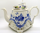 Paul Cardew Blue Willow Tea Table Teapot Rare Limited Edition Numbered D... - $345.51