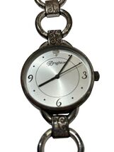 Brighton Watch York Women Silver Tone Link Bracelet w/White Dial Heart READ - $46.98