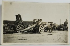RPPC Military Artillery Gun Cannons Weapons Soldiers WW1 Era Postcard O20 - £19.14 GBP