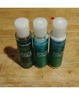 Lot of 3 Bath &amp; Body Works White Citrus Travel Size Set 1 oz. Bottles - £10.72 GBP