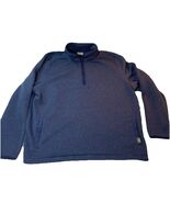 LL Bean Sweater Fleece Half Zip Pullover Men’s XXXL Regular Navy Recycle... - $548.28 MXN