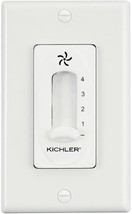 Kichler 337012Wh Accessory 4-Speed Fan Slide Control, White - $45.97