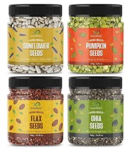 Seeds for Eating,Immunity Booster Diet | Protein and Rich in Fibre Combo of 4 - £23.91 GBP