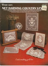 Vogart Crafts Net Darning Country Style Pattern Booklet #1203 Lace - £5.80 GBP
