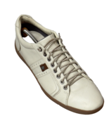MILANO Men’s Leather Sneakers Off White Size 42 - £114.95 GBP
