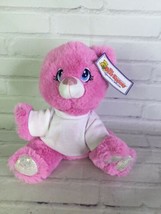 Bear Factory Pink Cat Kitten Sparkle Paws Nose Plush Stuffed Animal Toy 2001 NEW - £32.84 GBP