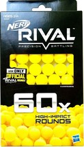 Hasbro Nerf Official Rival Precision Battling 60x High Impact Rounds - £18.29 GBP