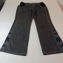 Faded Glory Stretch FG17271B Bootcut Women's Black Denim Jeans Size 18 (37×30.5) image 8