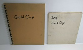 Gold Cup Slot Machine Manual Schematic Paperwork Lot Upright Game 1965 - £29.22 GBP