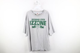 Vtg Y2K Nike Mens 2XL Mini Swoosh Michigan State University Basketball T-Shirt - £43.02 GBP