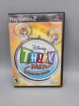 Disney Think Fast Sony PlayStation 2 PS2 Complete With Manual 2008 Game - £3.83 GBP