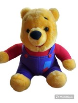 Vtg 1997 Mattel Disney Hug Nose Wiggles Winnie The Pooh Talking 12&quot; Plush Works  - £7.91 GBP