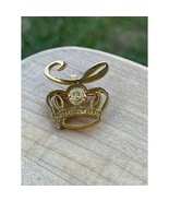 Lions Club Lapel Pin Crown His Gold-Tone - €16,77 EUR