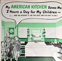1950 AMERICAN KITCHENS - Styled in Steel - Unit by Unit -Vintage 50&#39;s Pr... - $16.15 CAD