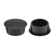 uxcell Hole Plugs Black Plastic 20mm(13/16-inch) Snap in Locking Hole Tube(19.5- - £11.98 GBP