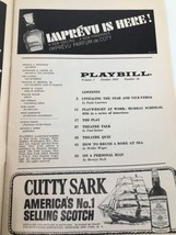 1965 Playbill Billy Rose Theatre Charles D. Grey in The Right Honourable - £11.16 GBP