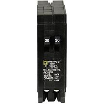Square D - HOMT3020CP Homeline 1-30-Amp 1-20-Amp Single-Pole Tandem Circuit - $35.25 CAD