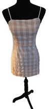 Ladies Pink Plaid Mini Dress By BP SIZE S Cute And Petite  - £9.15 GBP