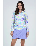 NWT Ladies IBKUL Jessie Plum Long Sleeve Adjustable Polo Golf Shirt - XS - $54.99