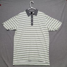 Dunning Golf Shirt Men&#39;s Polo Size XL Short Sleeve Striped Casual - $18.87
