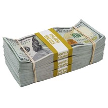 $30,000 Aged New Series Blank Filler Prop Money Stacks Bundle - £31.96 GBP