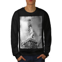 Wellcoda Freedom Statue NY Mens Sweatshirt, New Casual Pullover Jumper - £24.06 GBP+