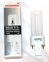 Lot Of 8 Genuine Osram Sylvania 21279 Dulux S CF5DS/827/ECO Cfl Made In Italy - £25.13 GBP