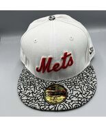 New York Mets Hat Men 7 3/8 Cement Elephant 59Fifty New Era MLB Fitted Cap - €50,46 EUR