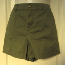 Maison Jules Essential Shorts Size 14 Cotton Blend Green - £13.21 GBP